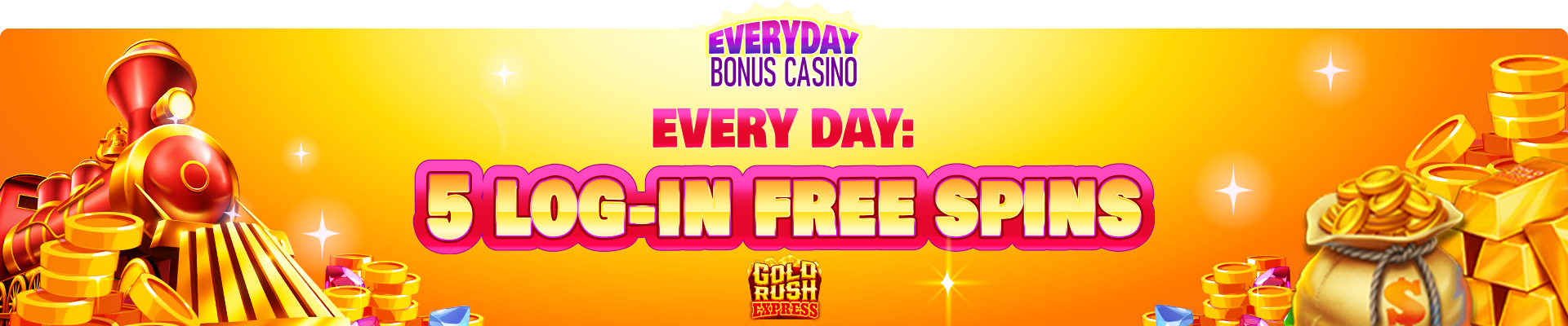Every Day: 5 Log-In Free Spins